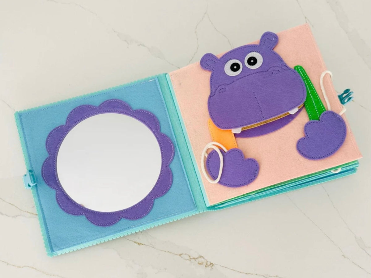 Wondertivity Lucky Lion Fun Busy Book Fabric Activity Book Kids Travel Toys 3yrs+