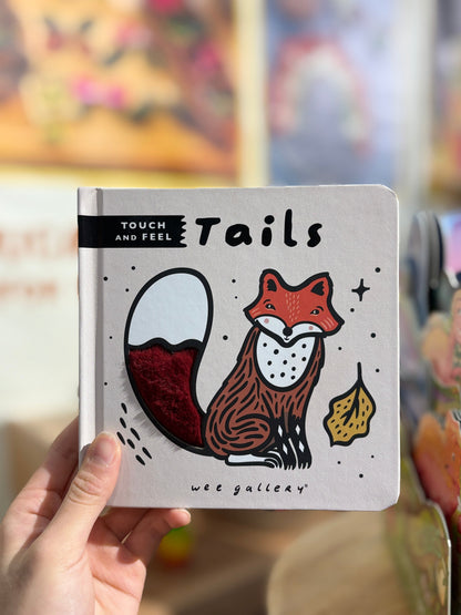 Tails Wee Gallery Touch and Feel (Board Book) Interactive Kids Picture Book Baby Developmental Toys for Toddlers Gifts Idea