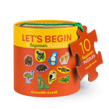 Crocodile Creek Let’s Begin Aussie Animals 10 Beginner 2pc Jigsaw Puzzle Cognitive Developmental Toys for Toddlers 2yrs+