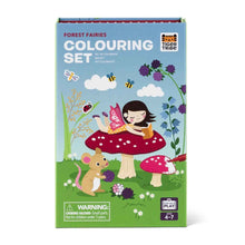 Tiger Tribe Colouring Set Forest Fairies Activity Book Art and Craft for kids Fairy Unicorn and Castle Theme 4yrs+