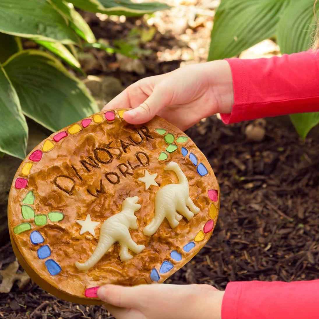 Mould & Paint Dino Stone by 4M Art and Craft for Dinosaur and Dragon Theme Clearance 5yrs+