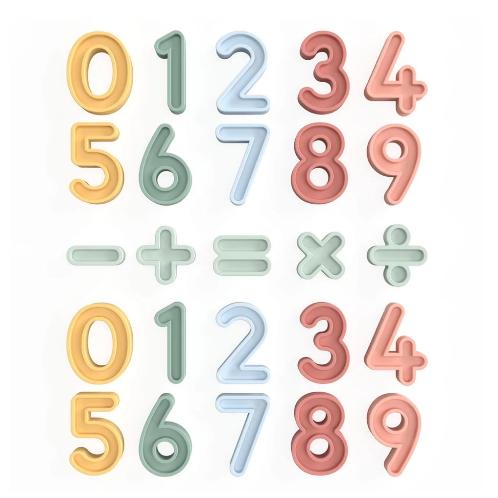 Inspire My Play Silicone Number Set 30pcs Early Math Games for Kids 3yrs+