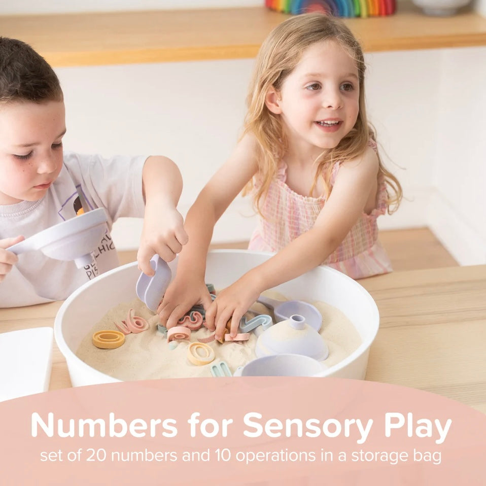 Inspire My Play Silicone Number Set 30pcs Early Math Games for Kids 3yrs+