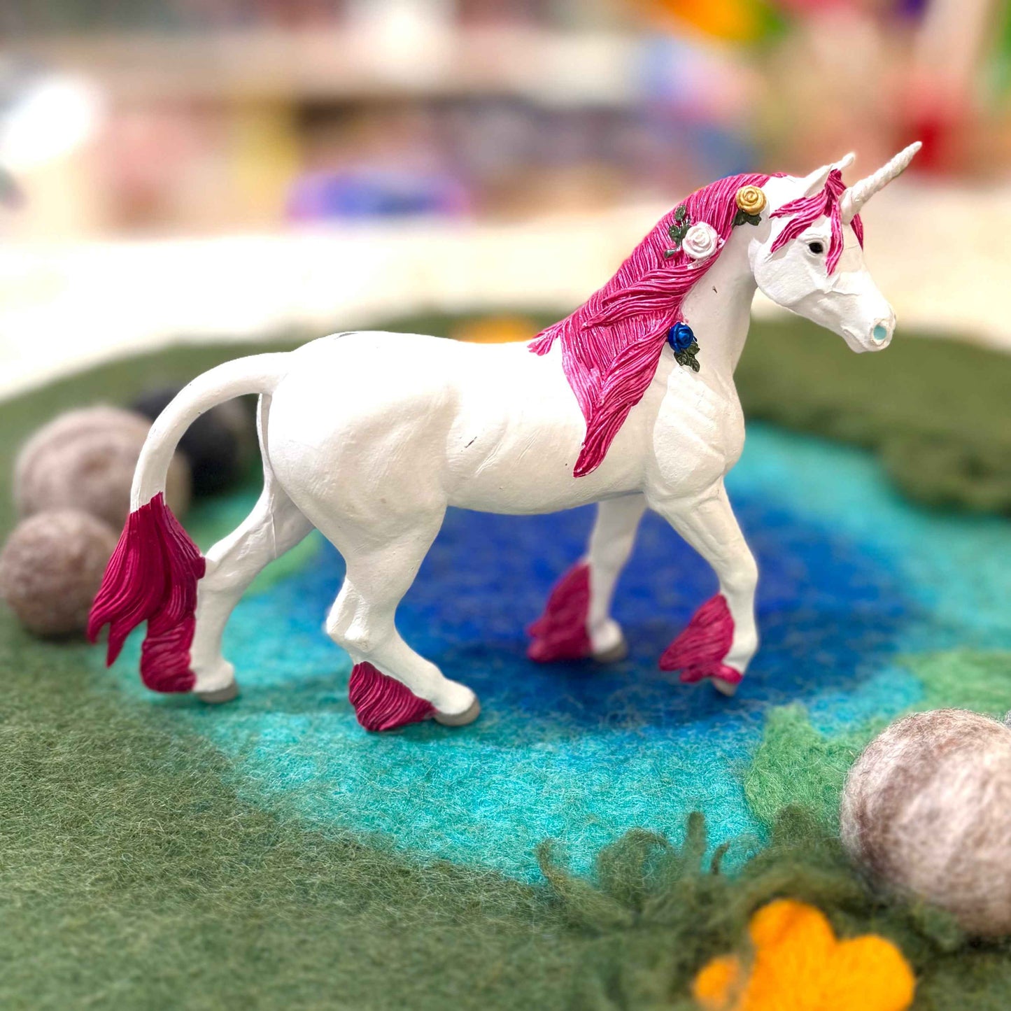 Pink Unicorn Figurine by Safari Ltd Best Seller Unicorn Toys Fairy Unicorn and Castle Theme 3yrs+