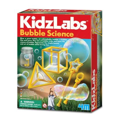 KidzLabs Bubble Science Kit by 4M Early Science STEM Toys 5yrs+