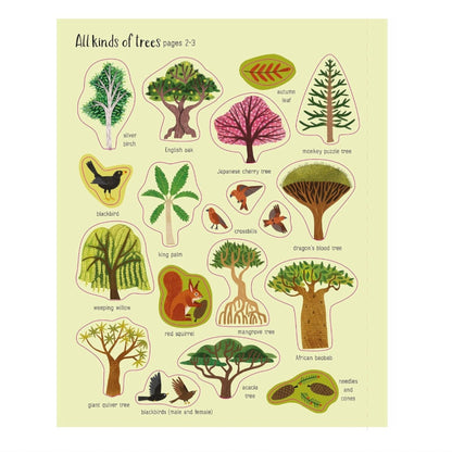 First Sticker Activity Book Trees with 180 Stickers (Paperback) Travel Toys