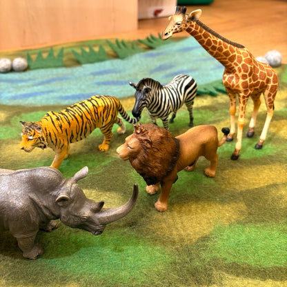 Wild Life Figurine Collection 5pc Gift Box Set by CollectA Animal Figurines 3yrs+