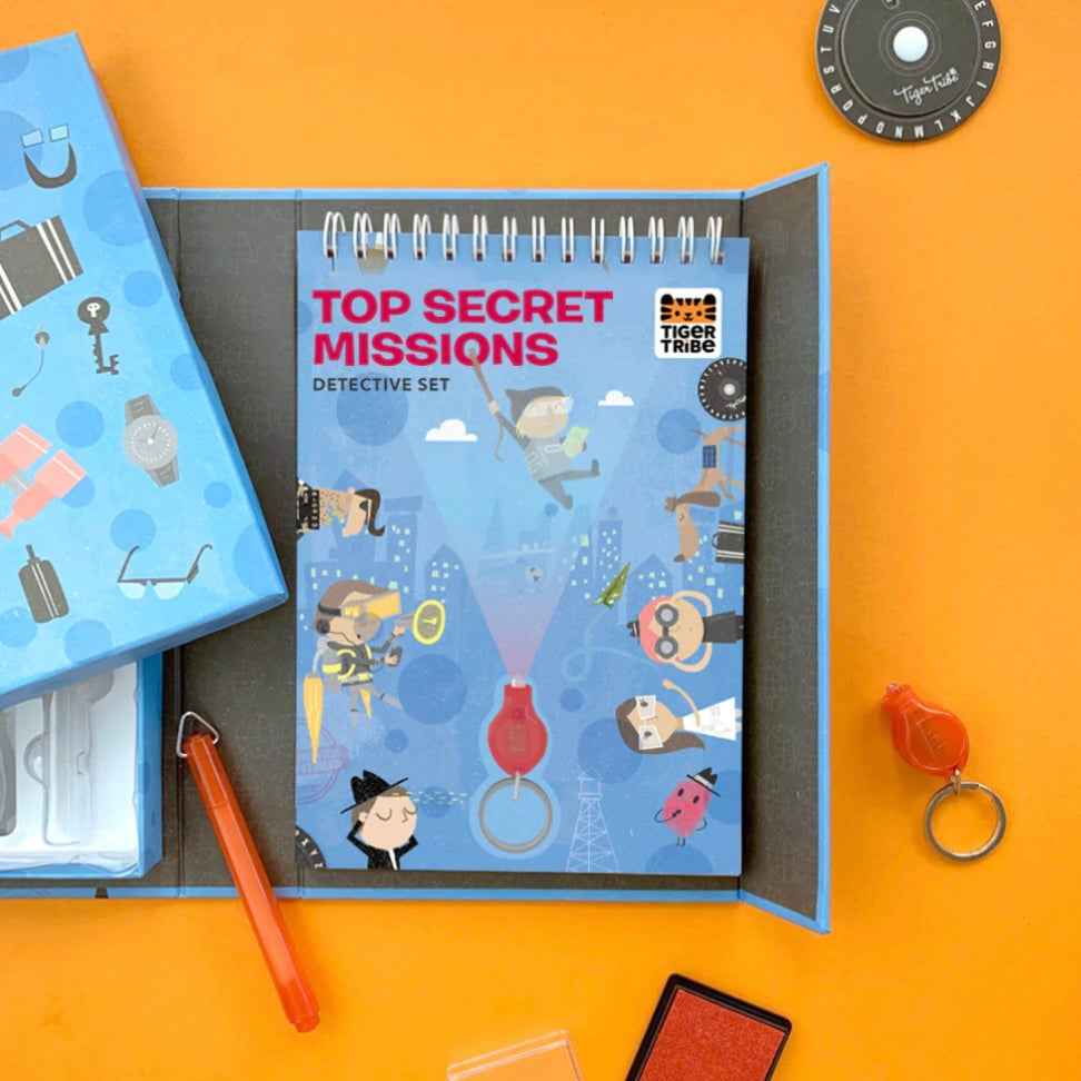 Tiger Tribe Top Secret Missions Detective Activity Set 6yrs+