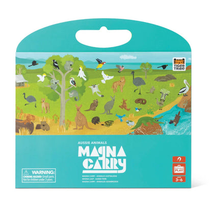 Tiger Tribe Magna Carry Aussie Animals Magnetic Playscape Travel Toys Clearance 3yrs+