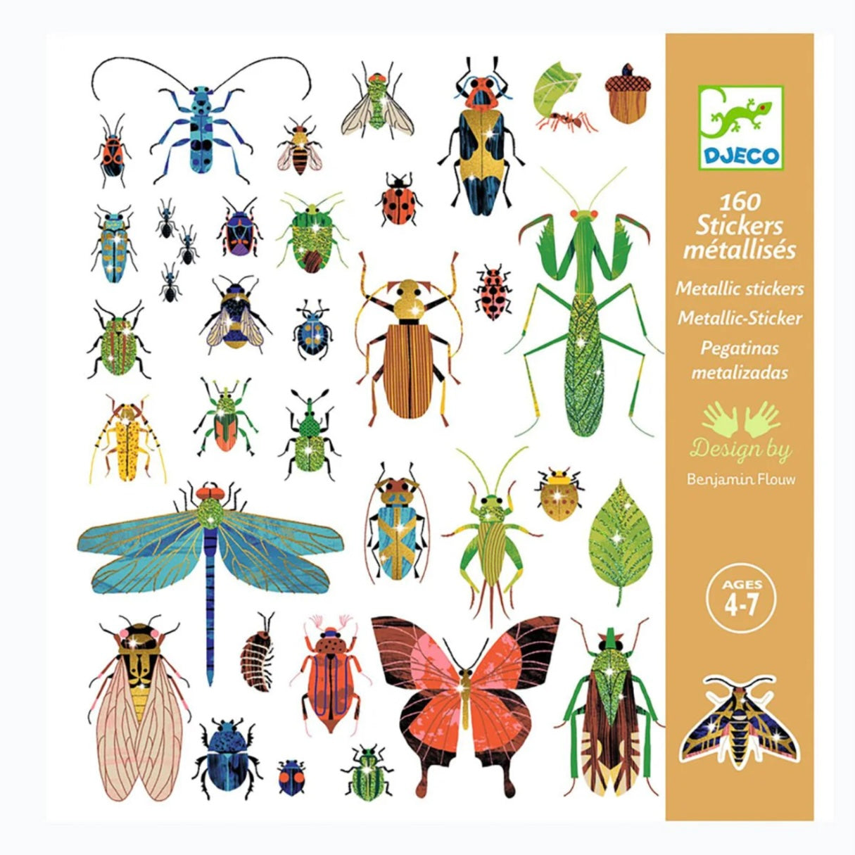 Stickers 160pcs Djeco Stationary Art and craft for kids Best Seller 3yrs+