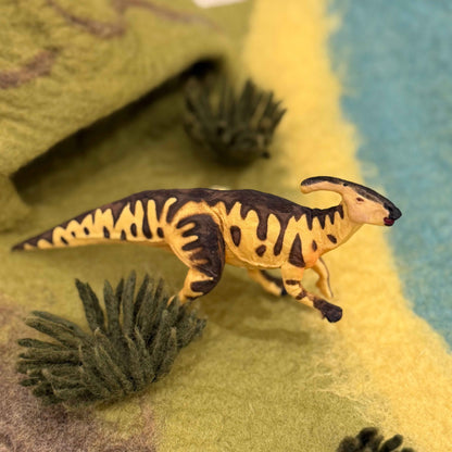 Parasaurolophus Figurine by Safari Ltd Large Dinosaur & Prehistoric World Collection Animal Figurines Dinosaur and Dragon Theme 3yrs+