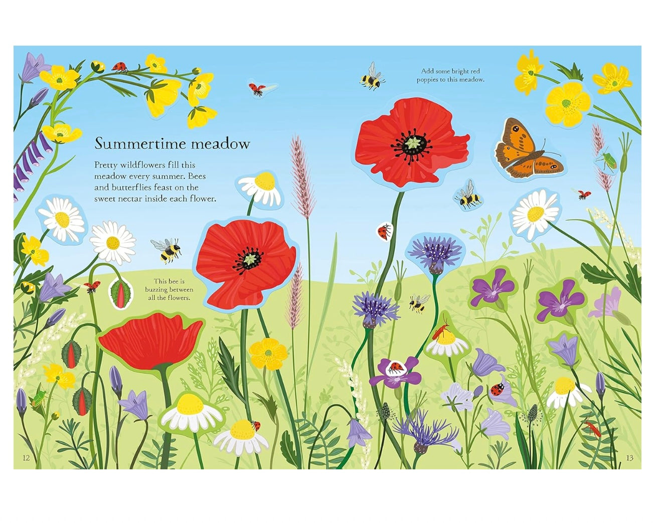 Little First Stickers Activity Book Wildflowers with 130 Stickers (Paperback) Travel Toys