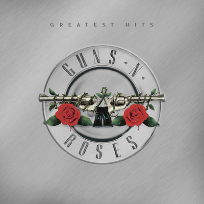Guns N Roses Greatest Hits - Double Vinyl Album & Crosley Record Storage Display Stand