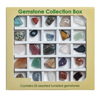 Gemstone Collection Box Natural Loose Parts Crystal & Mineral Toys Best Seller 3yrs+