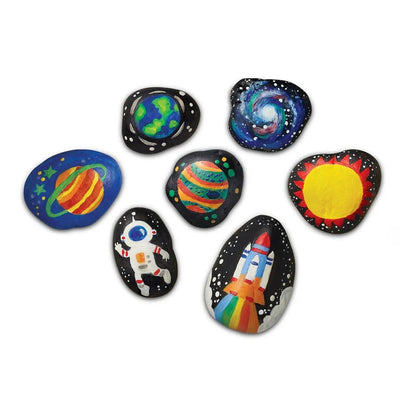 KidzMaker Glow in the Dark Space Rock Painting By 4M Art and Craft DISCONTINUED 5yrs+