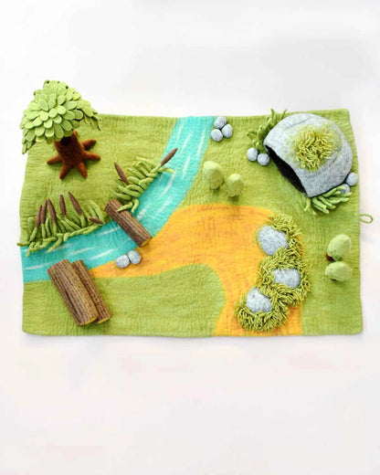 Tara Treasures Felt The Gruffalo Play Mat Playscape 80cm Pretend & Imaginative Play Toys Best Seller 3yrs+