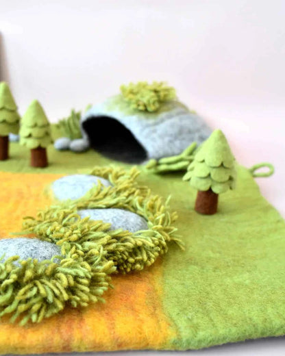 Tara Treasures Felt The Gruffalo Play Mat Playscape 80cm Pretend & Imaginative Play Toys Best Seller 3yrs+