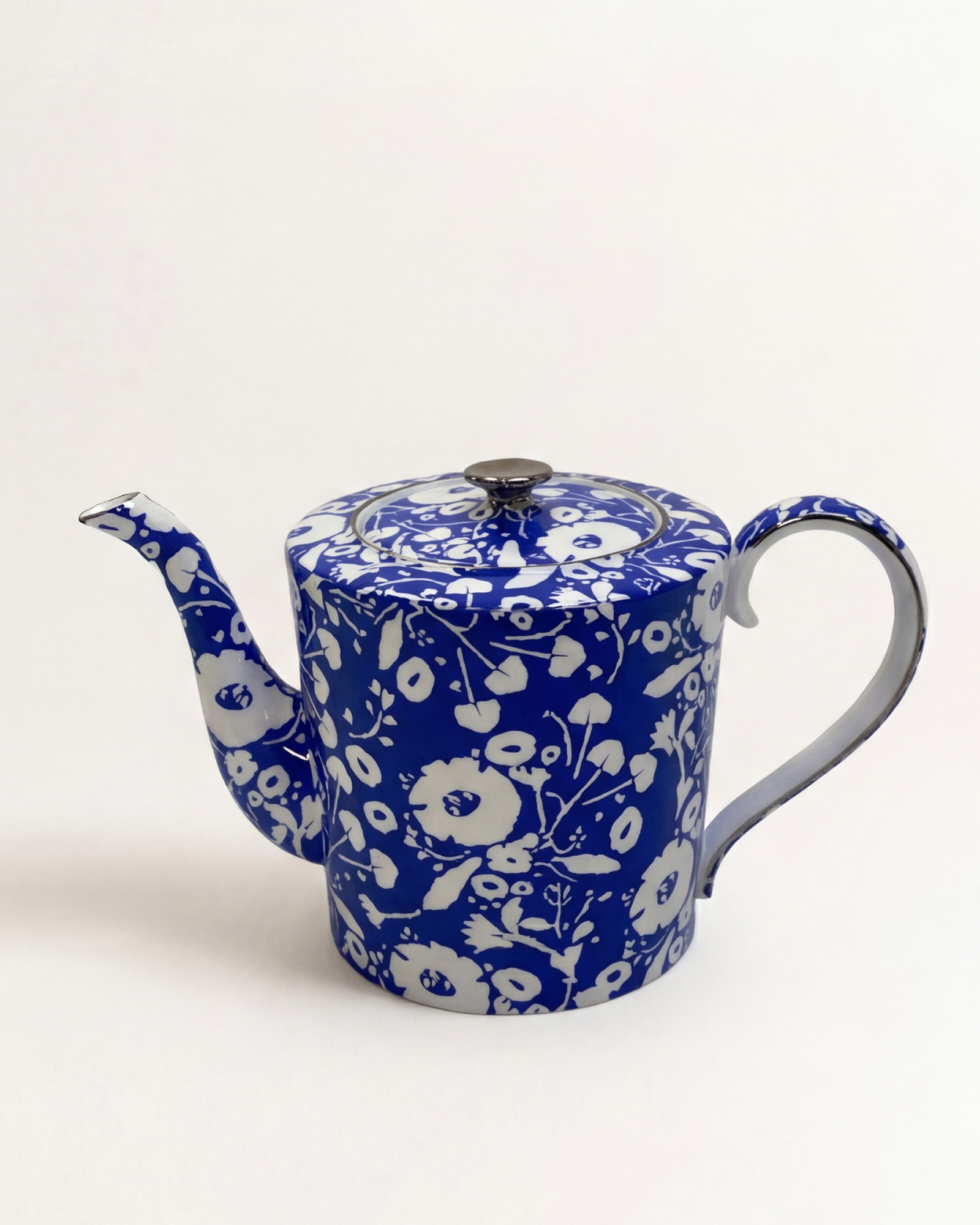 Floral Pop Teapot Blue