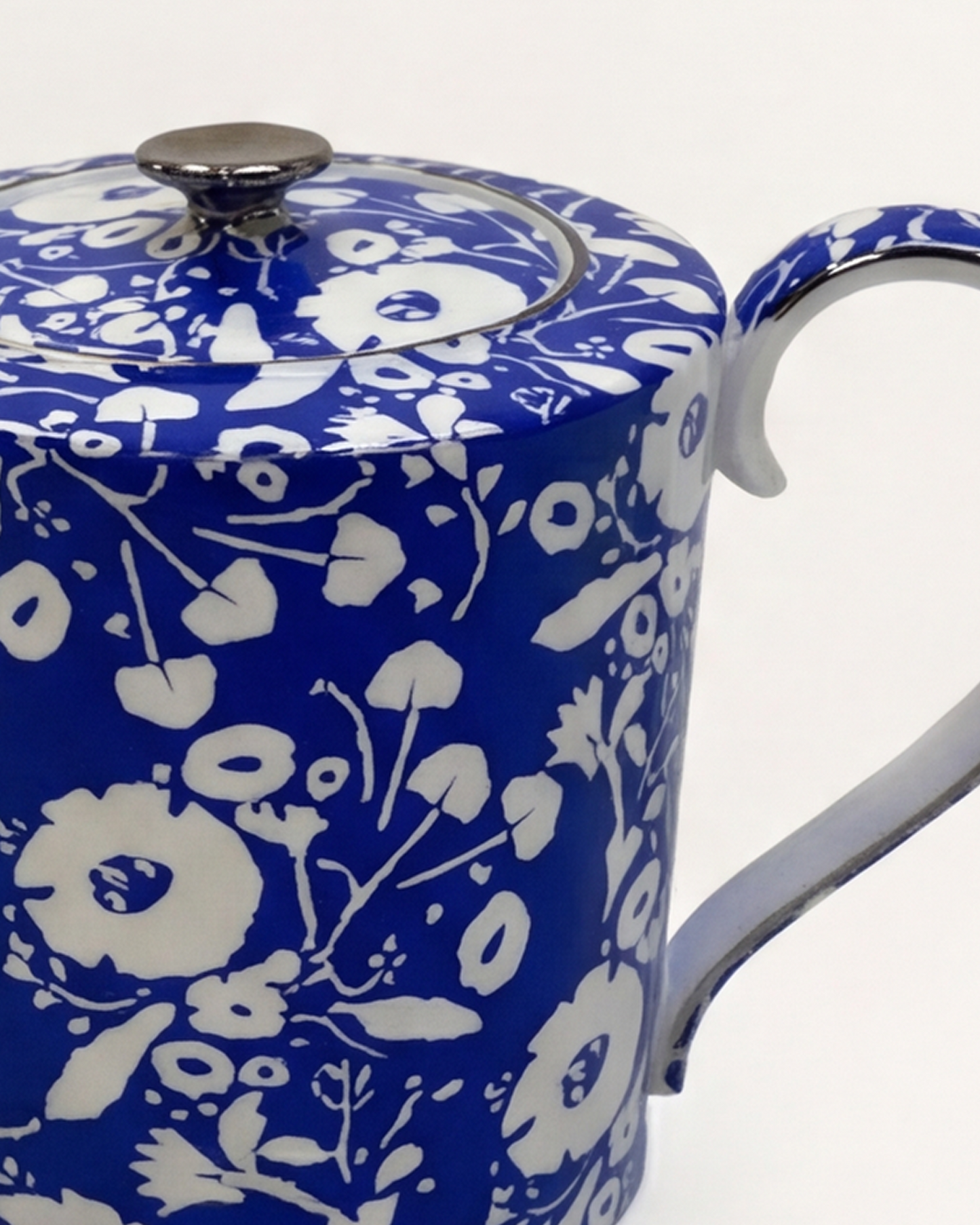 Floral Pop Teapot Blue