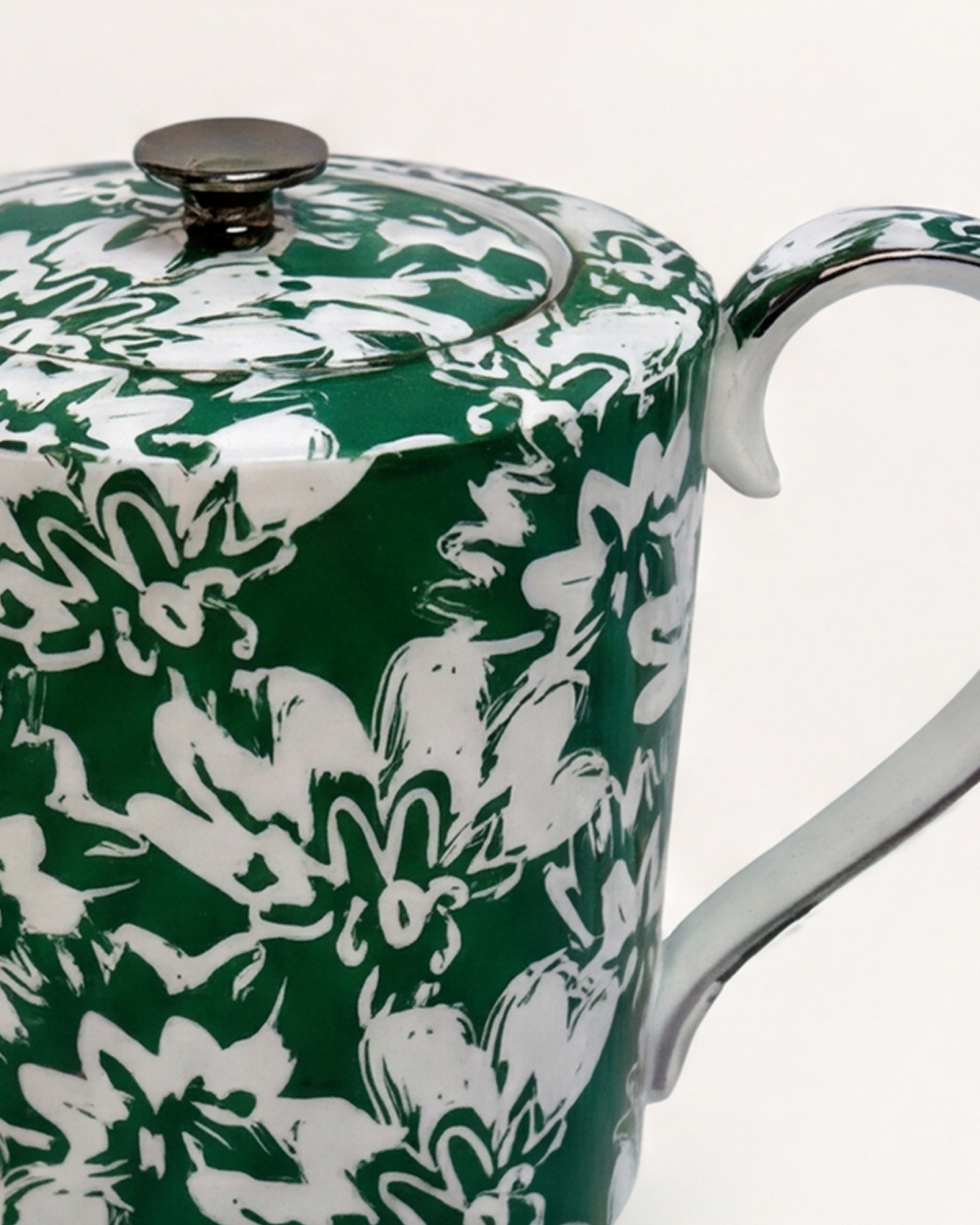Floral Pop Teapot Green