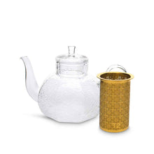 Hammered Glass Teapot