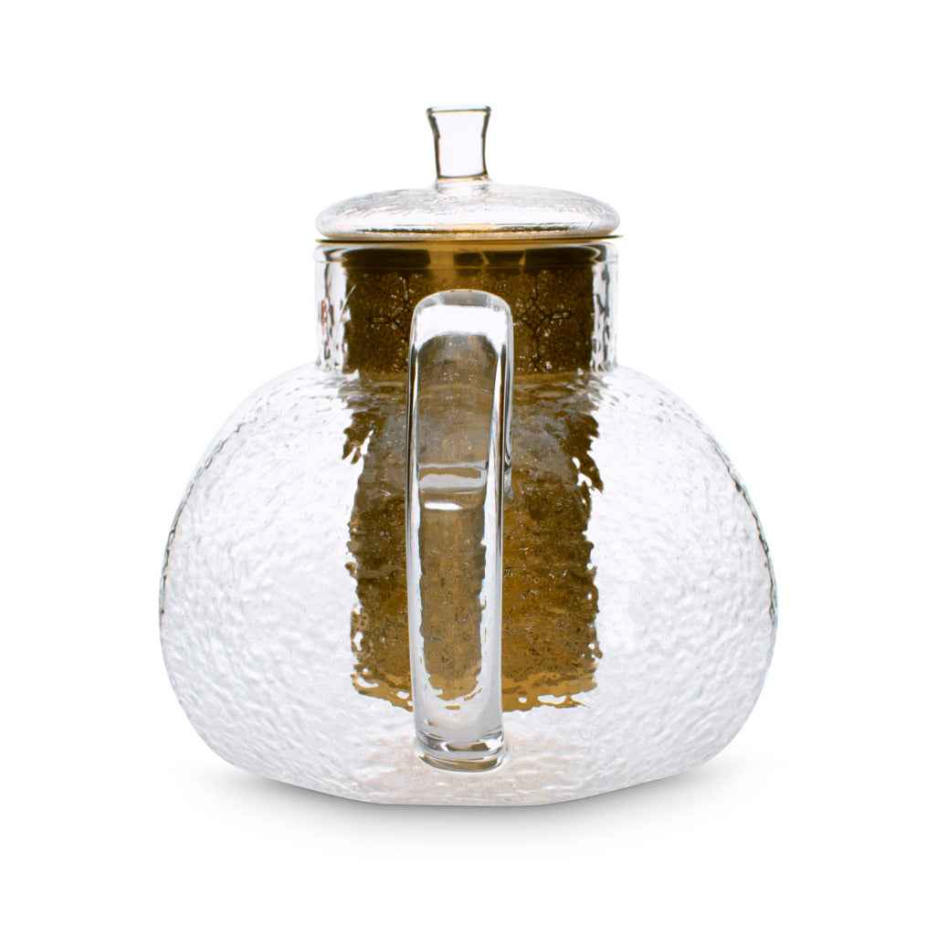 Hammered Glass Teapot