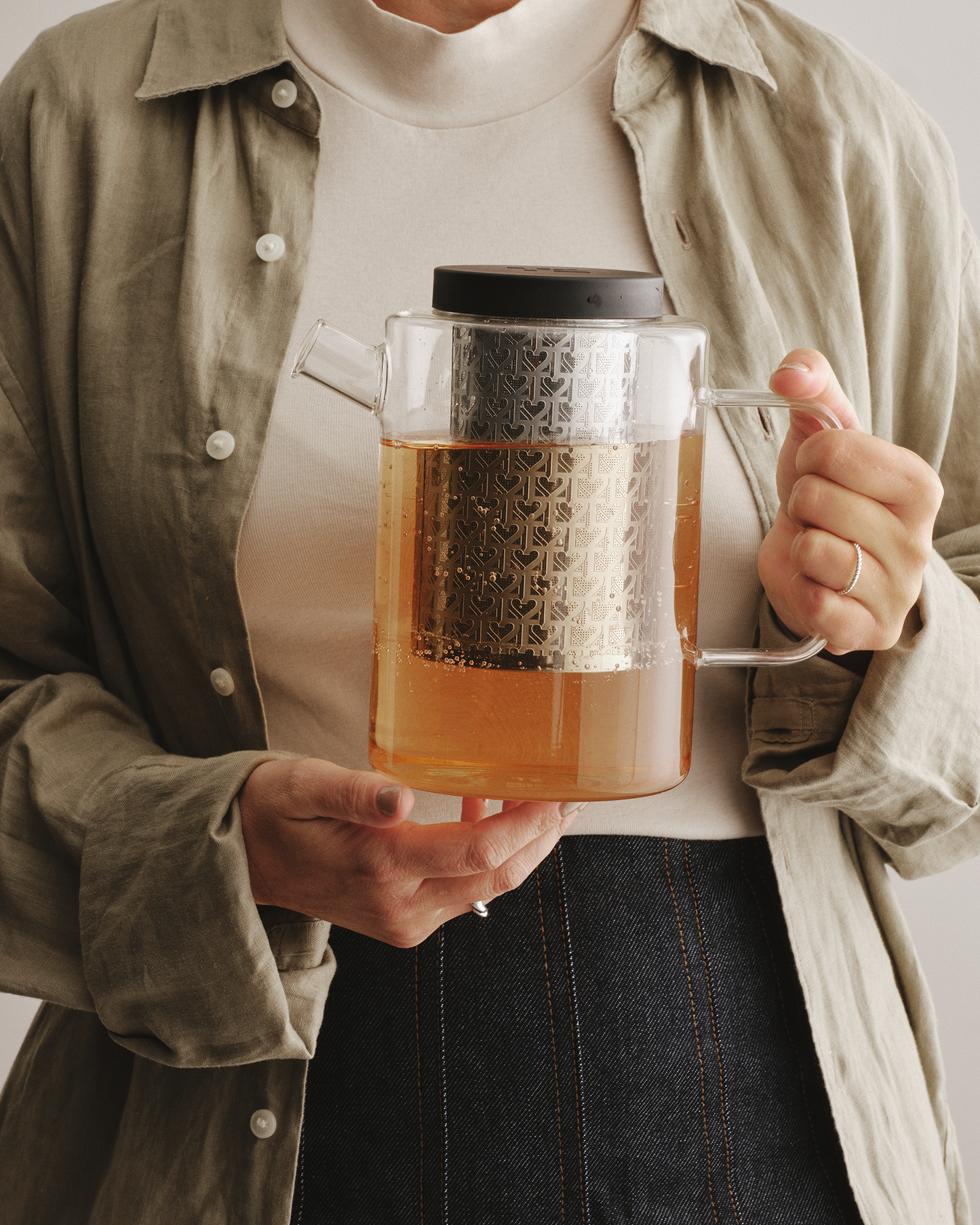 Gigi Glass Tall Teapot