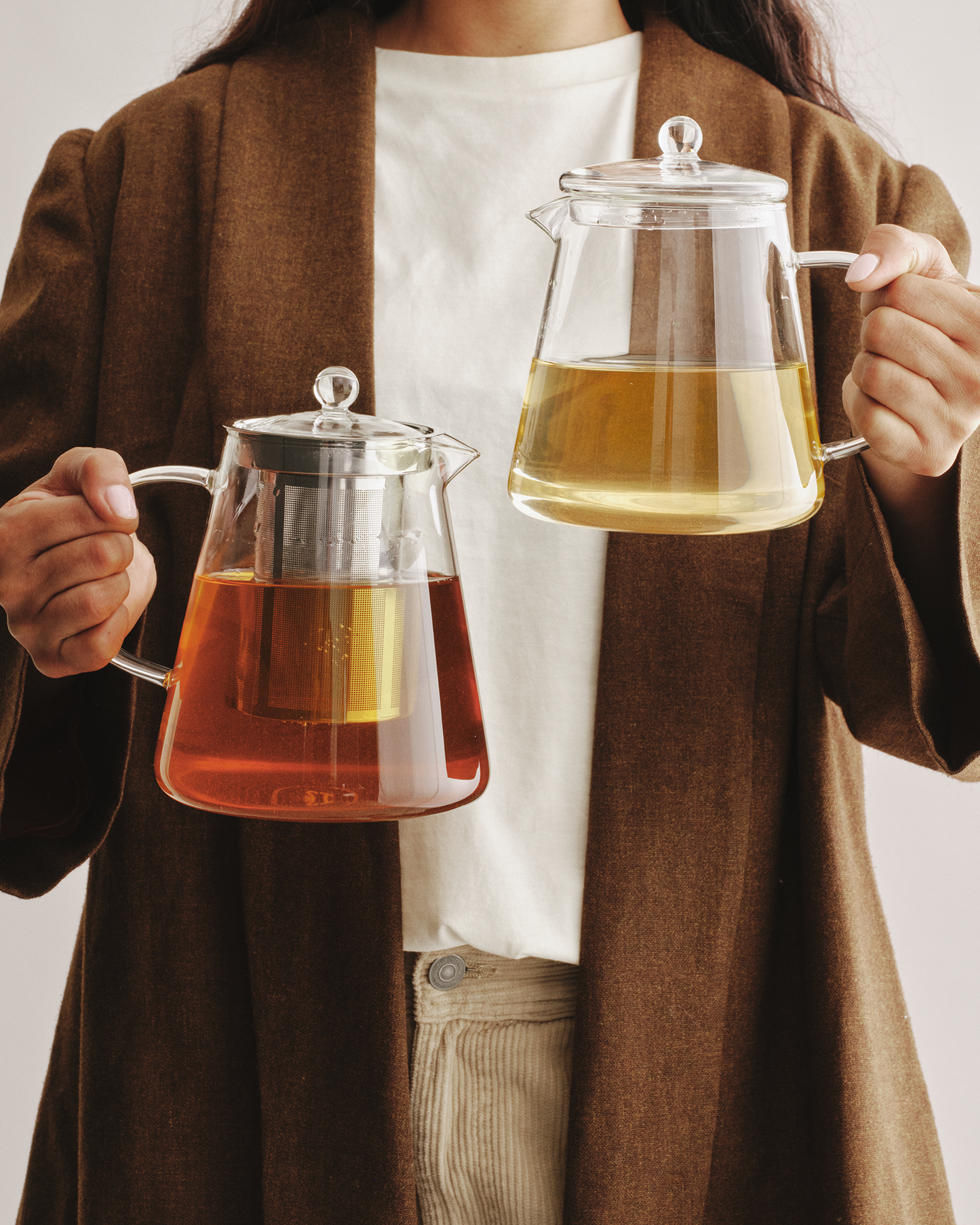 Tea Now Tall Glass Teapot