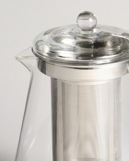 Tea Now Tall Glass Teapot