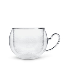 Hammered Glass Double Wall Mug