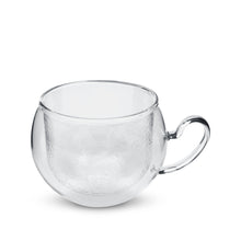 Hammered Glass Double Wall Mug