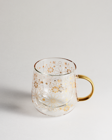 Bee Moroccan Glass Double Walled Mug
