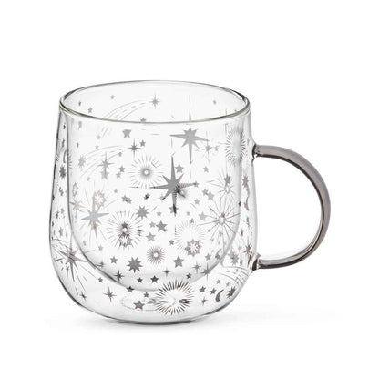 Starlight Glass Double Wall Mug