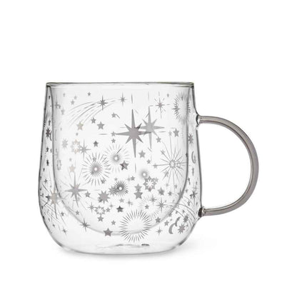 Starlight Glass Double Wall Mug
