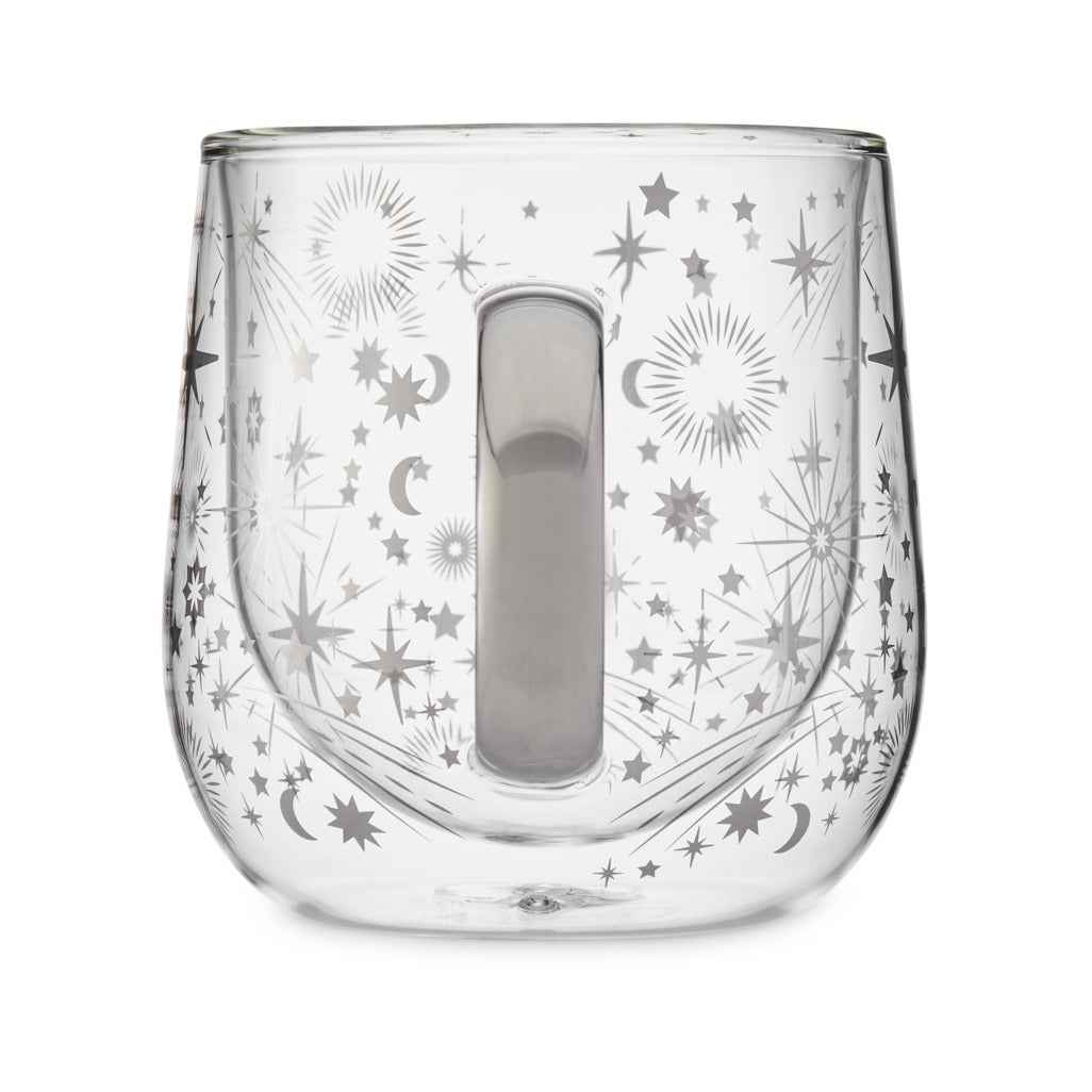 Starlight Glass Double Wall Mug