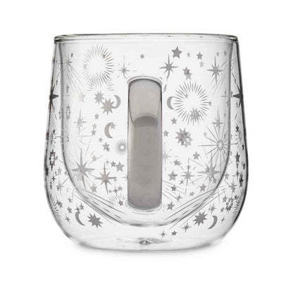 Starlight Glass Double Wall Mug