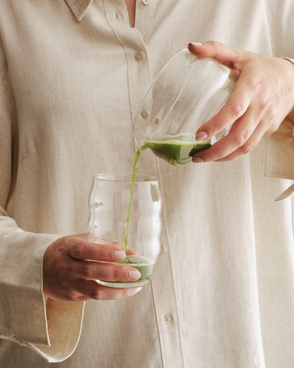 Contour Glass Matcha Tumbler