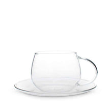 Classier Glassier Glass Cup & Saucer
