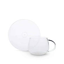 Classier Glassier Glass Cup & Saucer