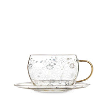 Bee Moroccan Glass Cup & Saucer