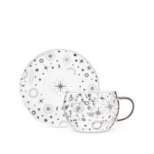 Starlight Glass Cup & Saucer
