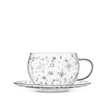 Starlight Glass Cup & Saucer