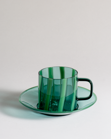 Mimi Cup & Saucer Green