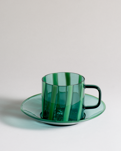 Mimi Cup & Saucer Green
