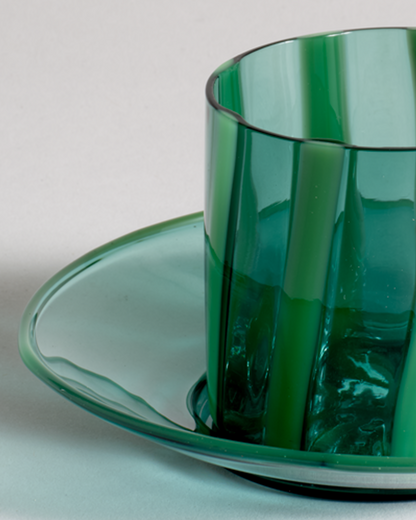 Mimi Cup & Saucer Green