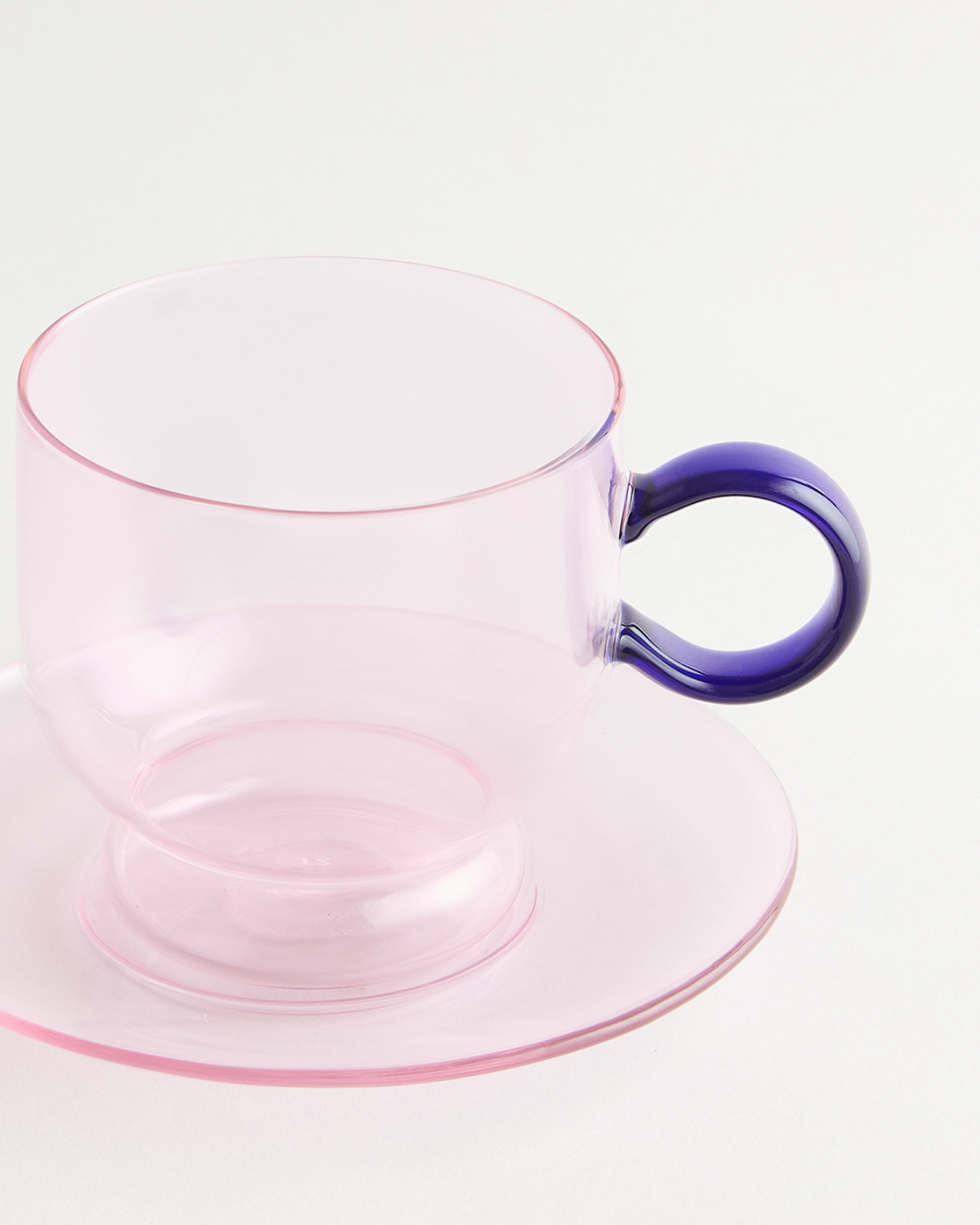 Sorbet Pink/Blue Cup & Saucer