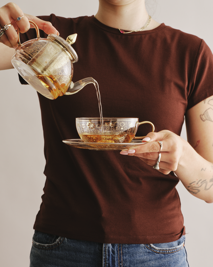 Bee Moroccan Glass Tea For One