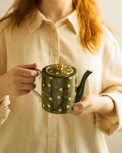 Nomad Nights Small Olive Teapot