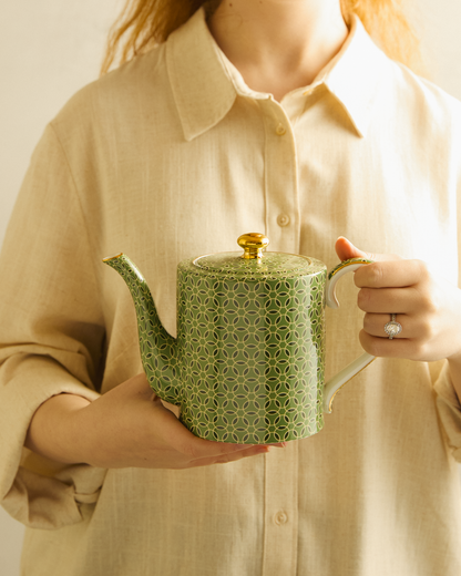 Nomad Nights Large Olive Teapot