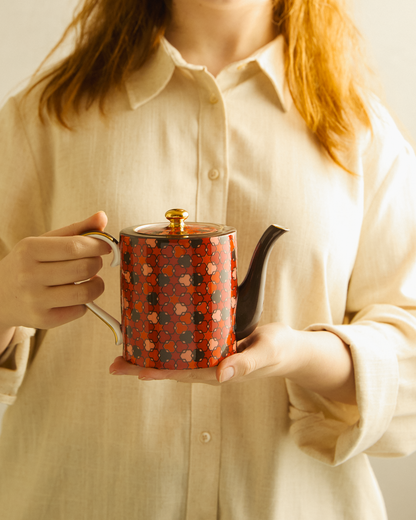 Nomad Nights Small Red Teapot
